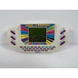 Tiger Wheel Of Fortune Electronic Handheld Game 1995 LCD Tested No Sound